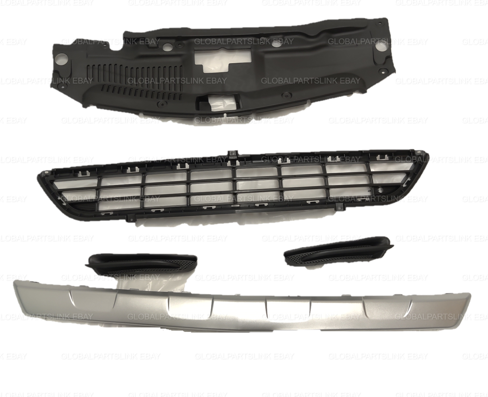 2013 2014 2015 2016 Buick Encore Front Bumper Set Upper Lower With All Grills !