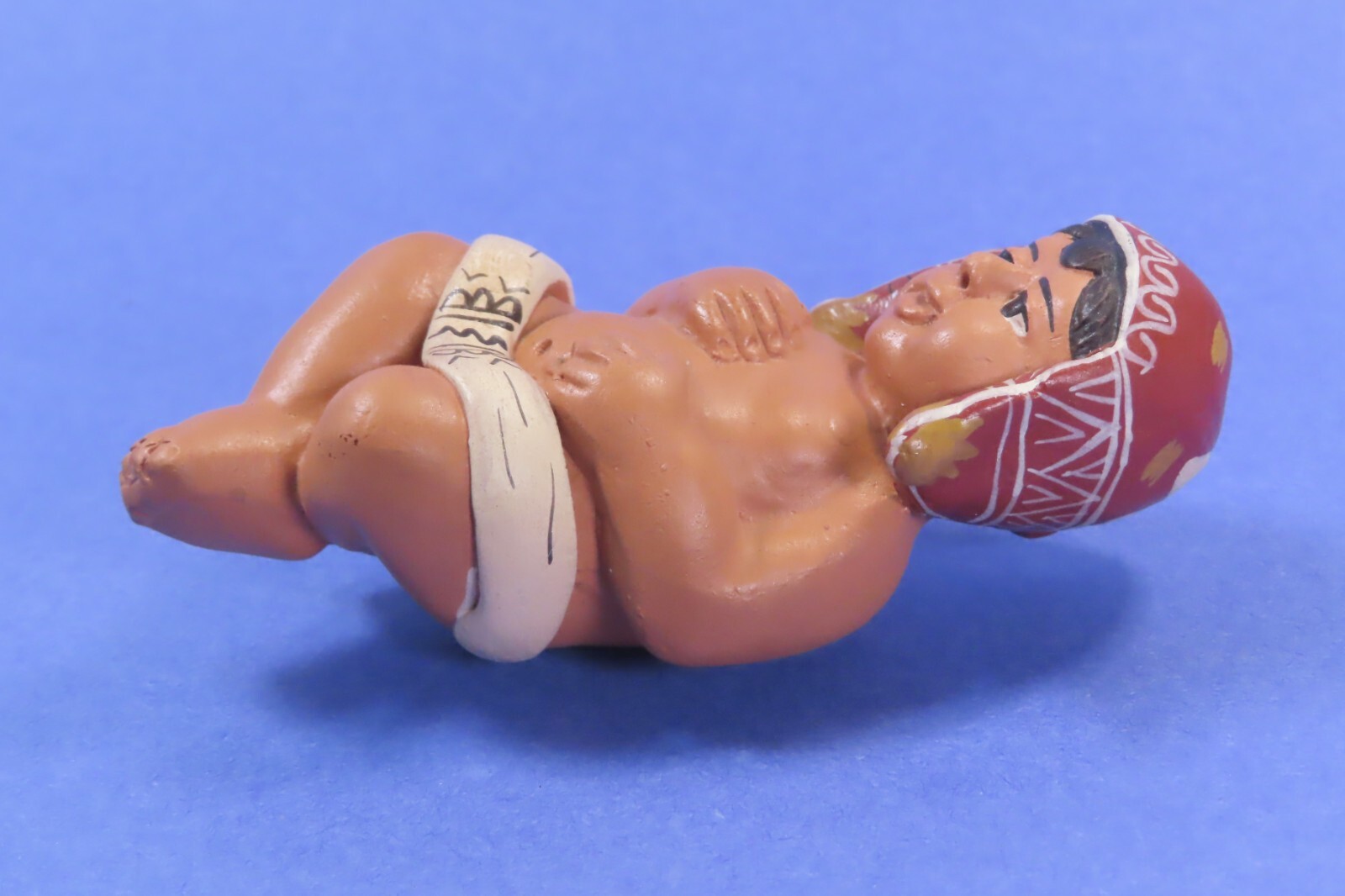 Vintage Peruvian Nativity Baby Jesus Terra Cotta Pottery Replacement pc 4"