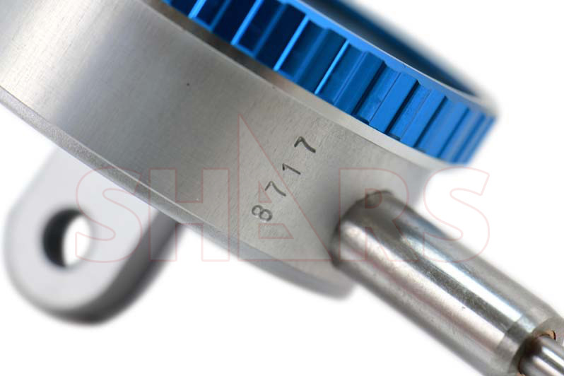 SHARS 1" HIGH PRECISION DIAL INDICATOR .0005 AGD 2 GRADUATION LUG BACK NEW !]