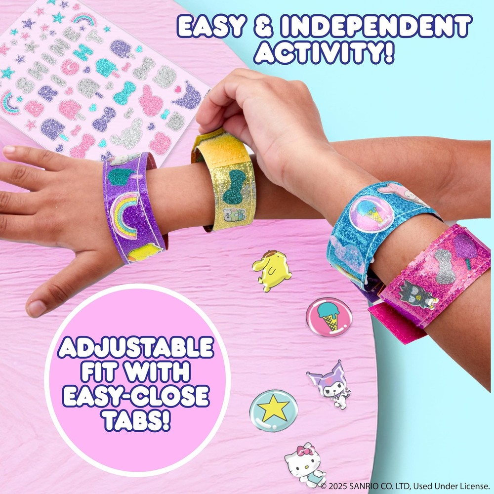 Hello Kitty® and Friends Sparkle Bracelets, Customize 4 Reversible Glitter