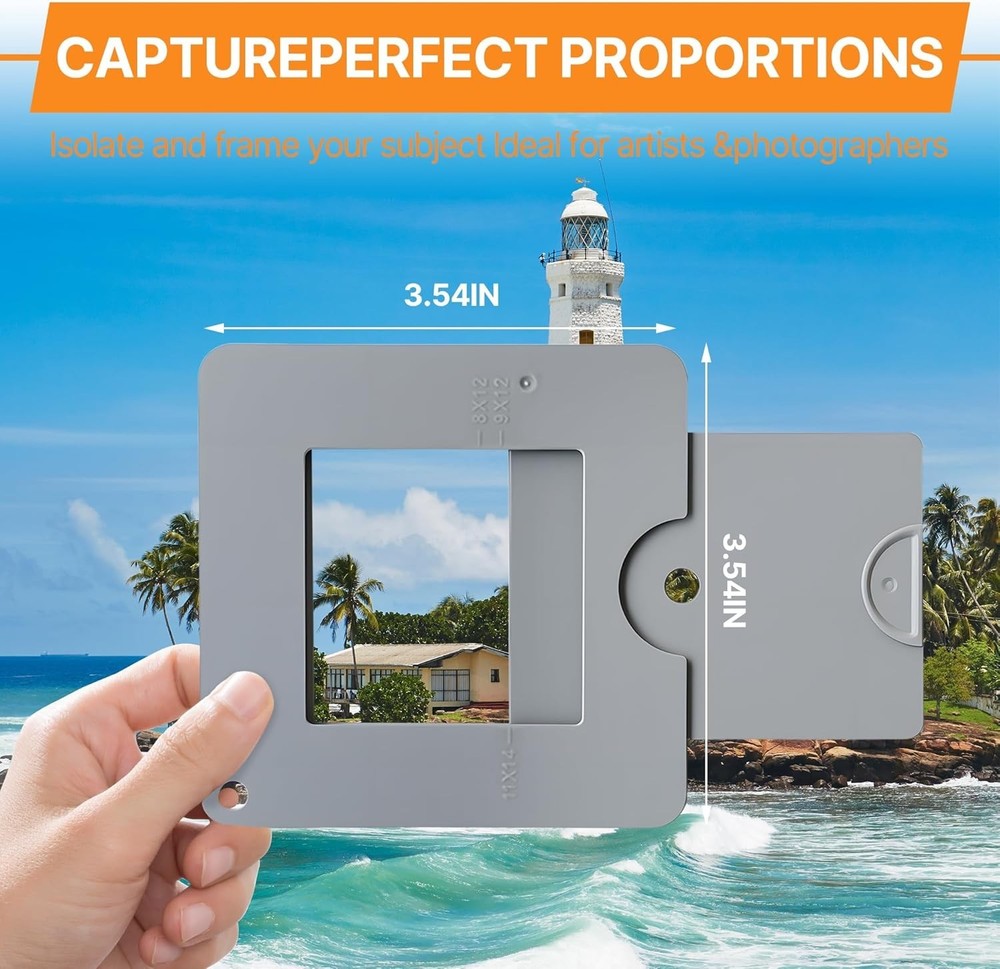 Adjustable Artist Viewfinder - 2 Pcs for Enhanced Composition & Color Isolation