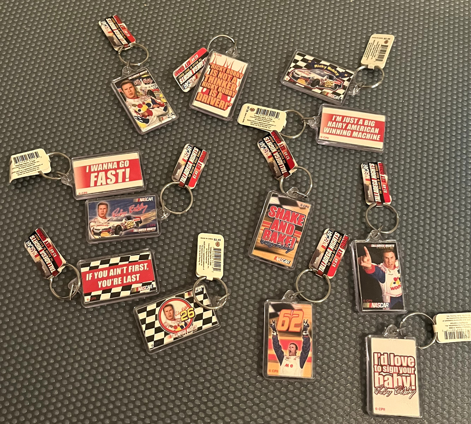 Talladega Nights The Ballad Of Ricky Bobby Keychain Will Ferrell