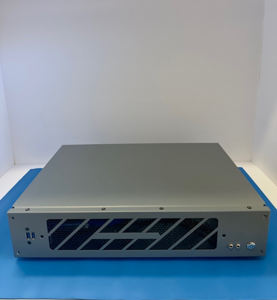 Short Depth 2U Rackmount ATX Server Chassis 12" Deep w/ Handles USB & Feet
