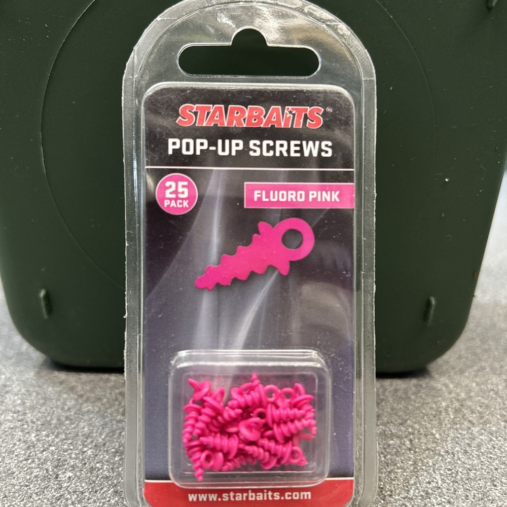 Starbaits Pop-up Screws Fluoro Pink