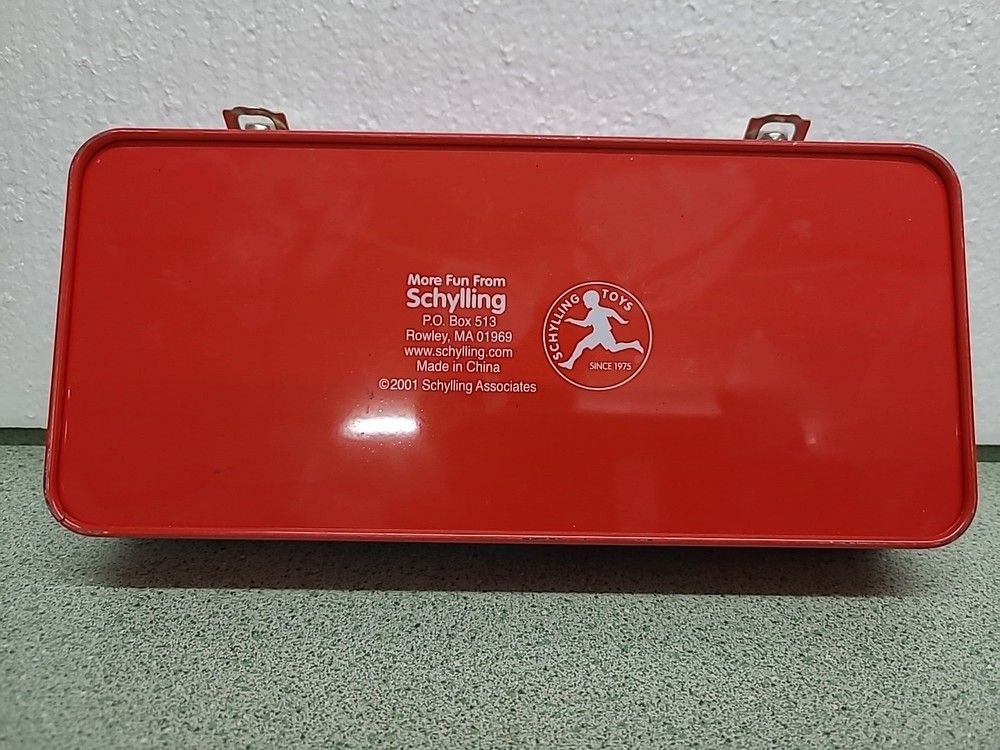 Antique Schyllung Metal Little Helper Tool Box