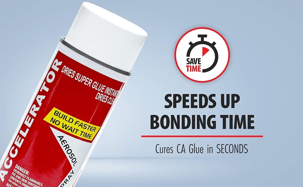 Starbond CA Glue Accelerator (10 Ounce) - Instantly Dries Super Glue