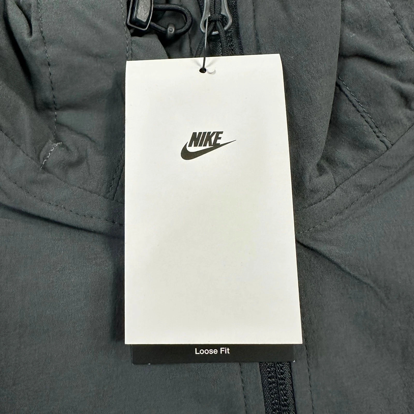 Nike Tech Woven "Black" Gray Green Windbreaker Jacket HM7151-013 Men's Size XS