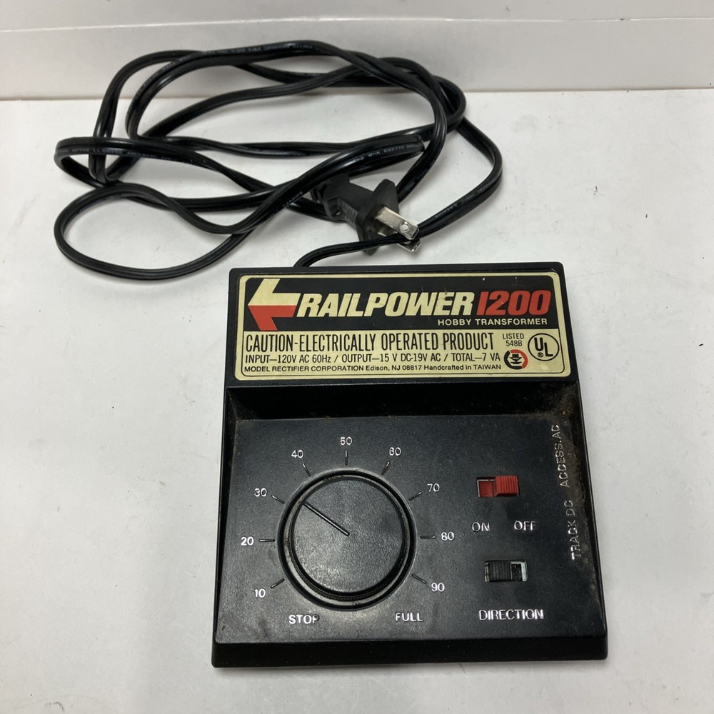 Model Rectifier Corporation Rail Power 1200 Power Pack!