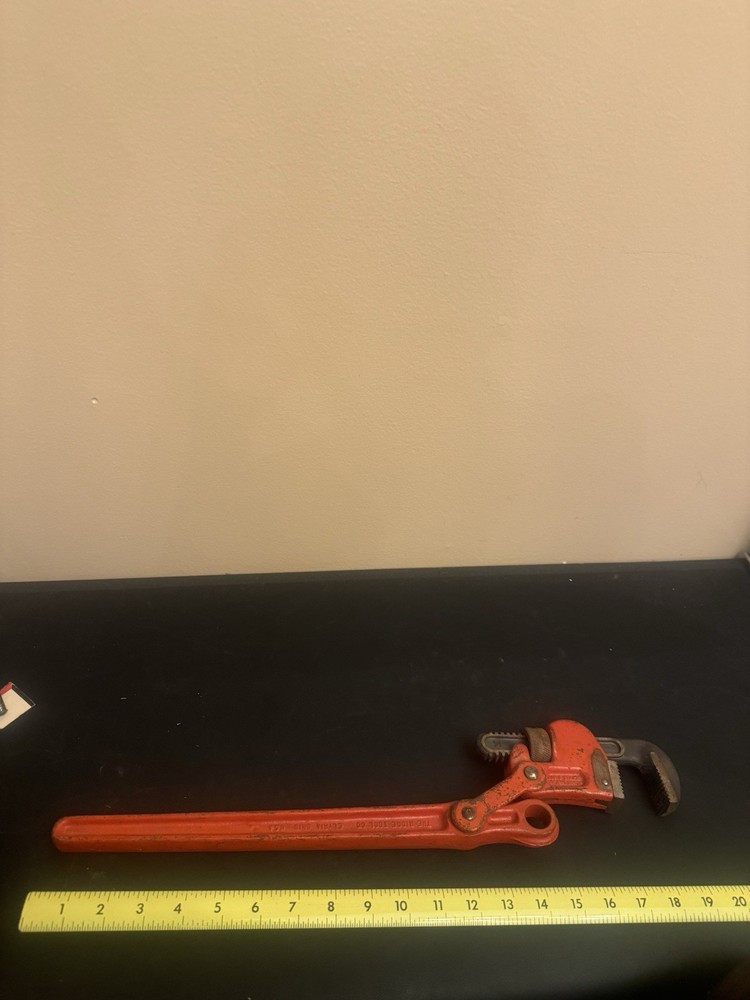 Ridgid Super Two compound leverage pipe wrench Made in USA