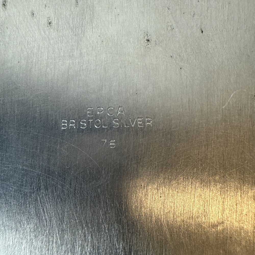 EPCA Bristol Silver 75 Serving Platter 11.5”