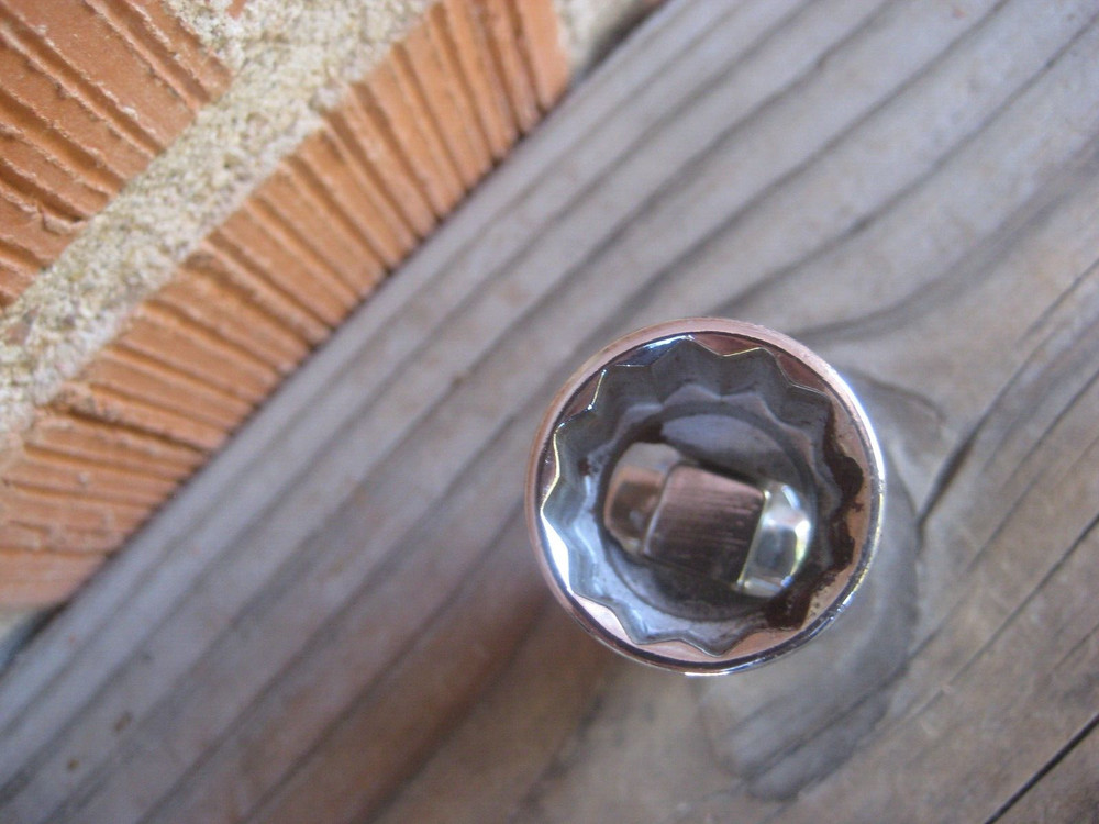 Vintage 3/8" Drive x 3/4" Size * WRIGHT * Universal Swivel Socket 3744 & 12 Pt
