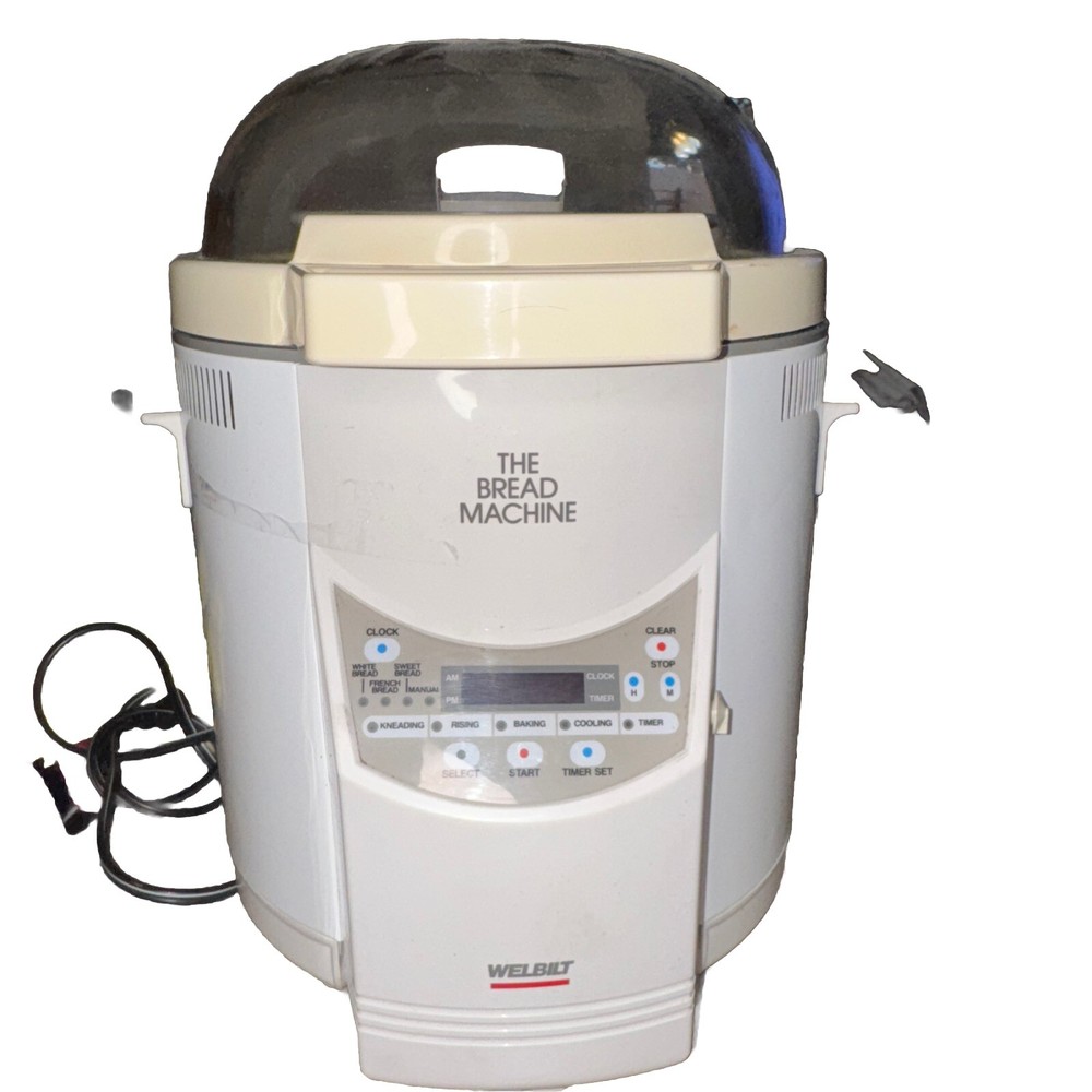 Welbilt The Bread Machine  Model ABM-100-3 Bread Maker w/ Instructions