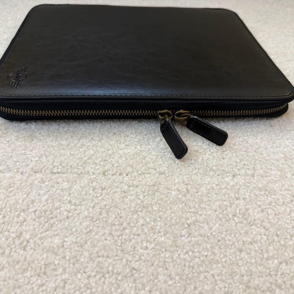 Mini Car Inspection Case Tablet Cowhide Novelty