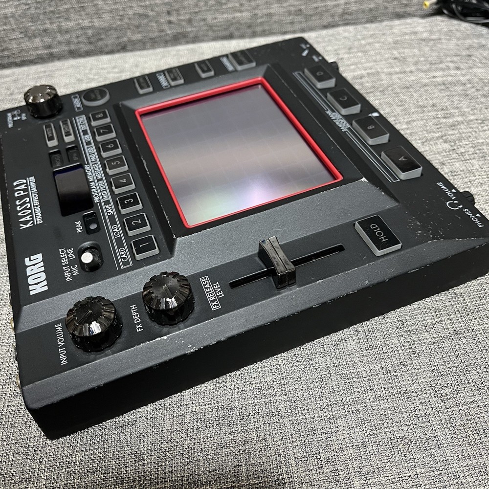 [AS IS] KORG KAOSS PAD KP3 Dynamic Effect Sampler sequencer with adapter box