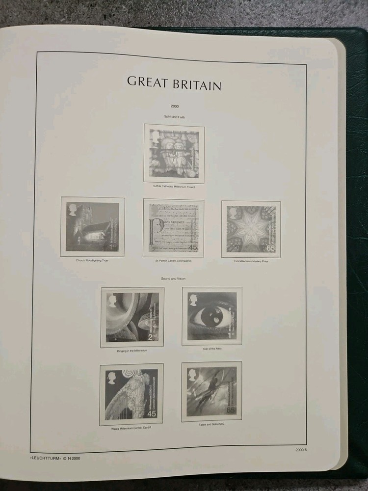 LIGHTHOUSE Turnbar Binder & Slipcase Great Britain 1985-2000 Sf Hingless