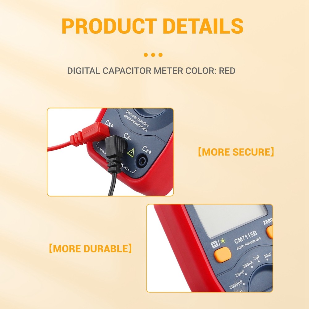 Digital Capacitor CM7115B Test Capacitance Meter Digital Capacitance Sm7474