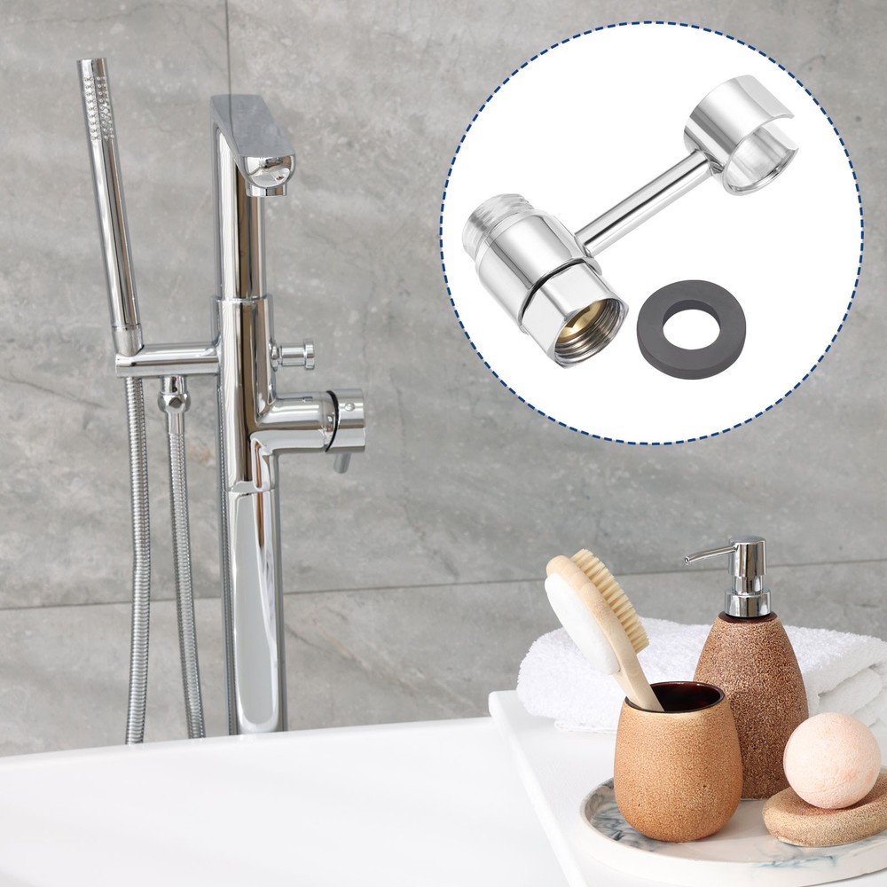 Universal Handheld Bidet Sprayer Holder Silver