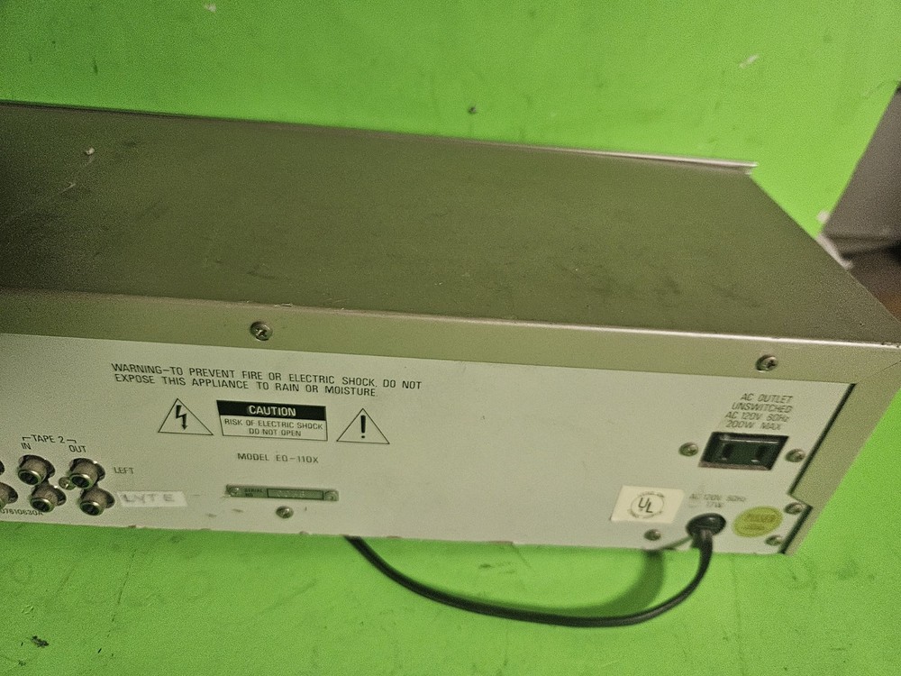 Vintage BSR EQ-110X Stereo Frequency Equalizer