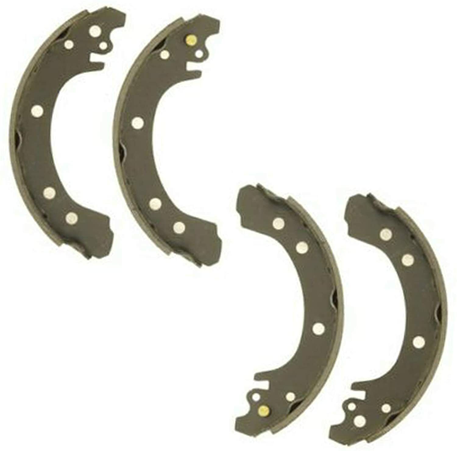 Front Rotors Rear DRUMS + Brake Pads & Shoes for 2003 2004 - 2008 Toyota Corolla