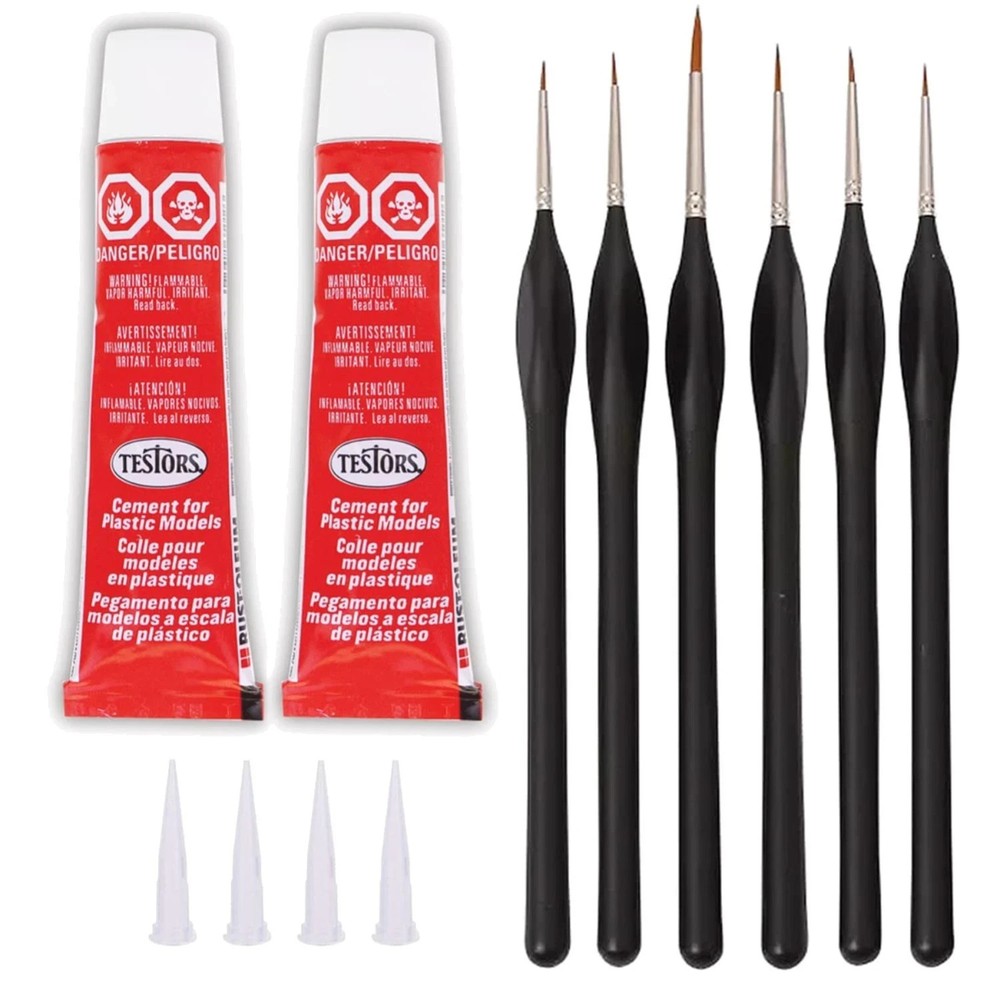 Testors Cement Glue for Plastic - Pixiss Model Tool Kit - Compatable Tools fo...