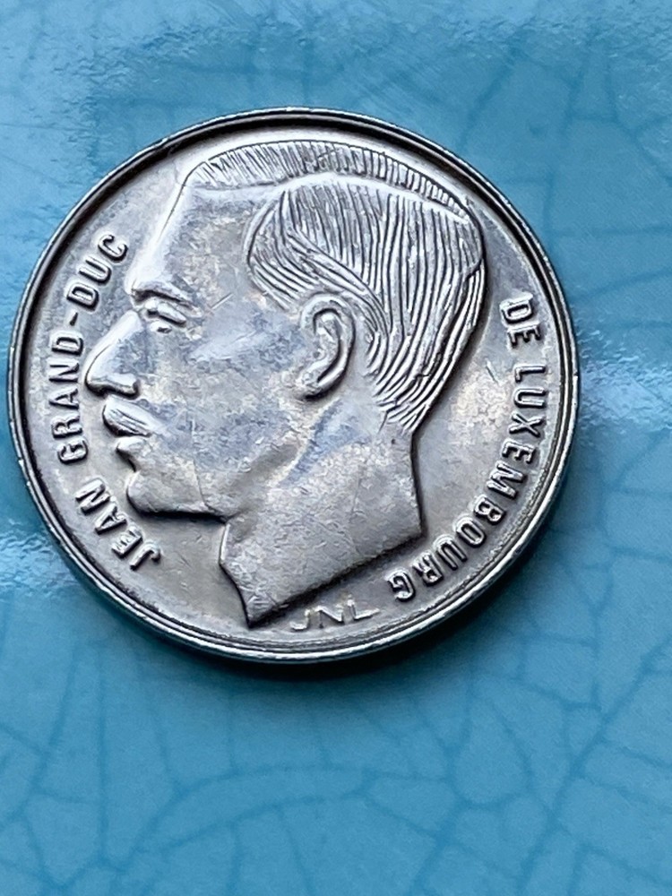 1990 Luxembourg 1 Franc Multi-Die Crack Errors