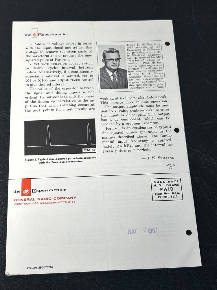 All Solid-state, Low-Distortion Oscillator. Sine-Squared Pulses