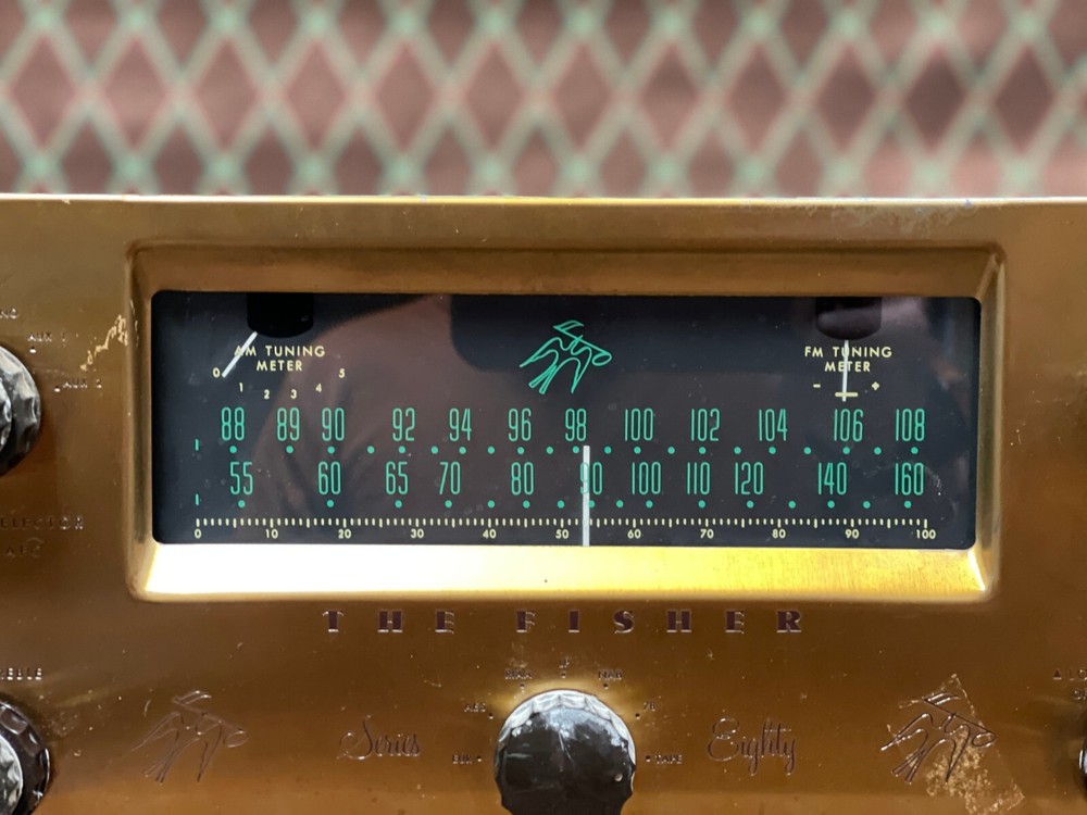 Fisher 80T tube tuner- Complete (untested)