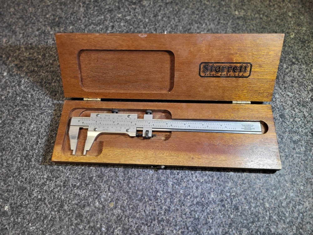 STARRETT 8" VENIER CALIPER NO.123