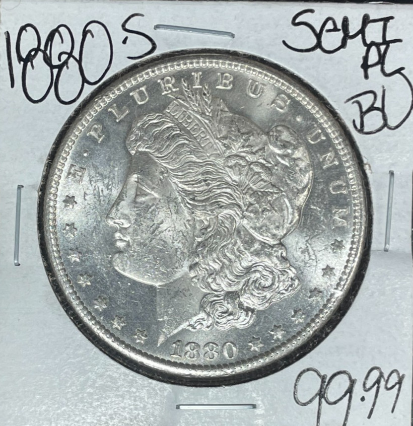 1880-S MORGAN SILVER DOLLAR ~ BU ~NICE COIN~