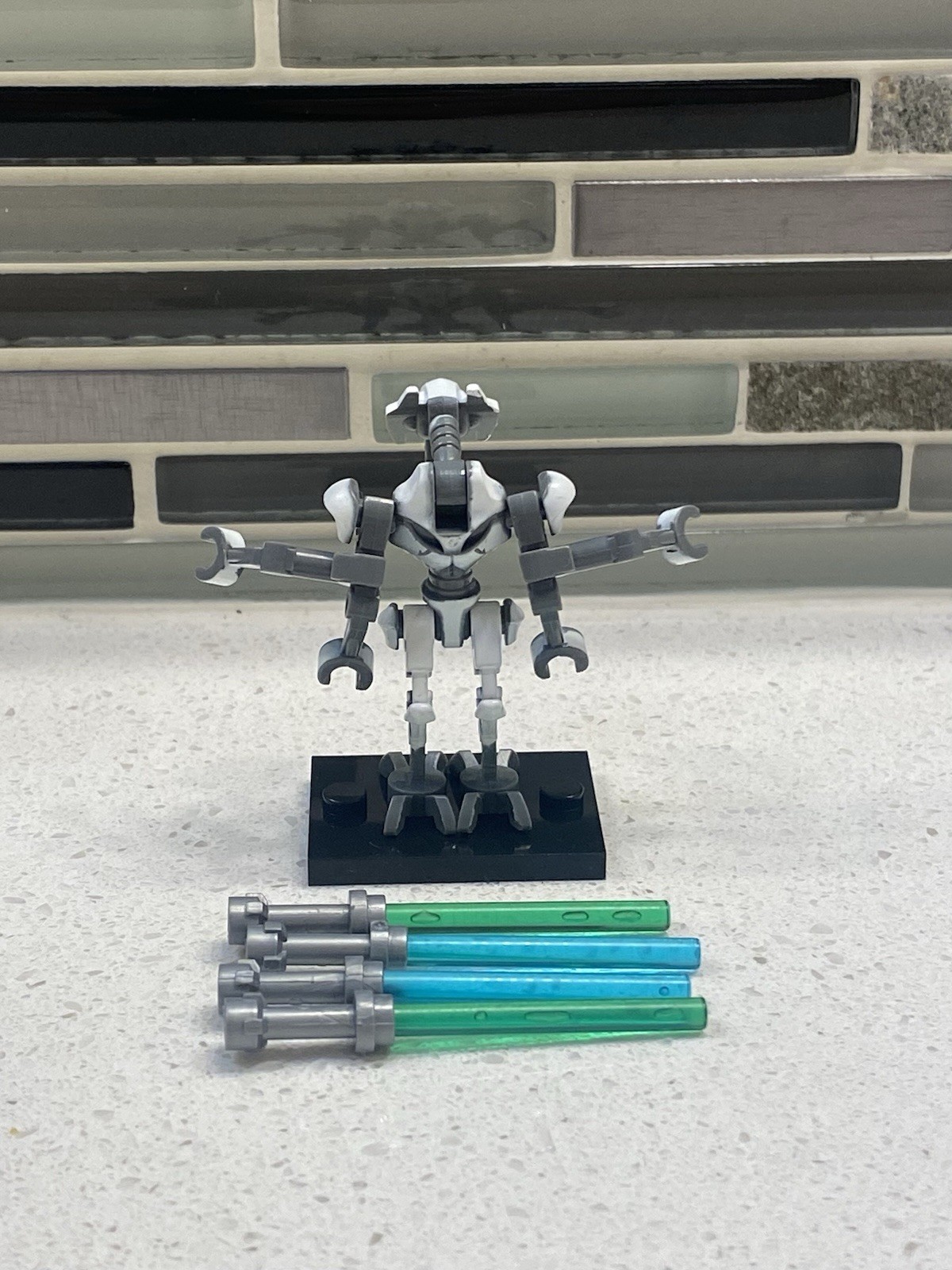 Star Wars General Grievous Droid Minifigure For Lego