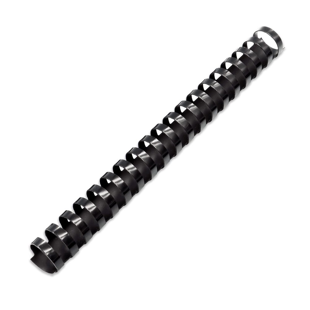 10 Pack Plastic Comb Binding Spines, 1 Inch Diameter, 225 Sheet Capacity, Let...