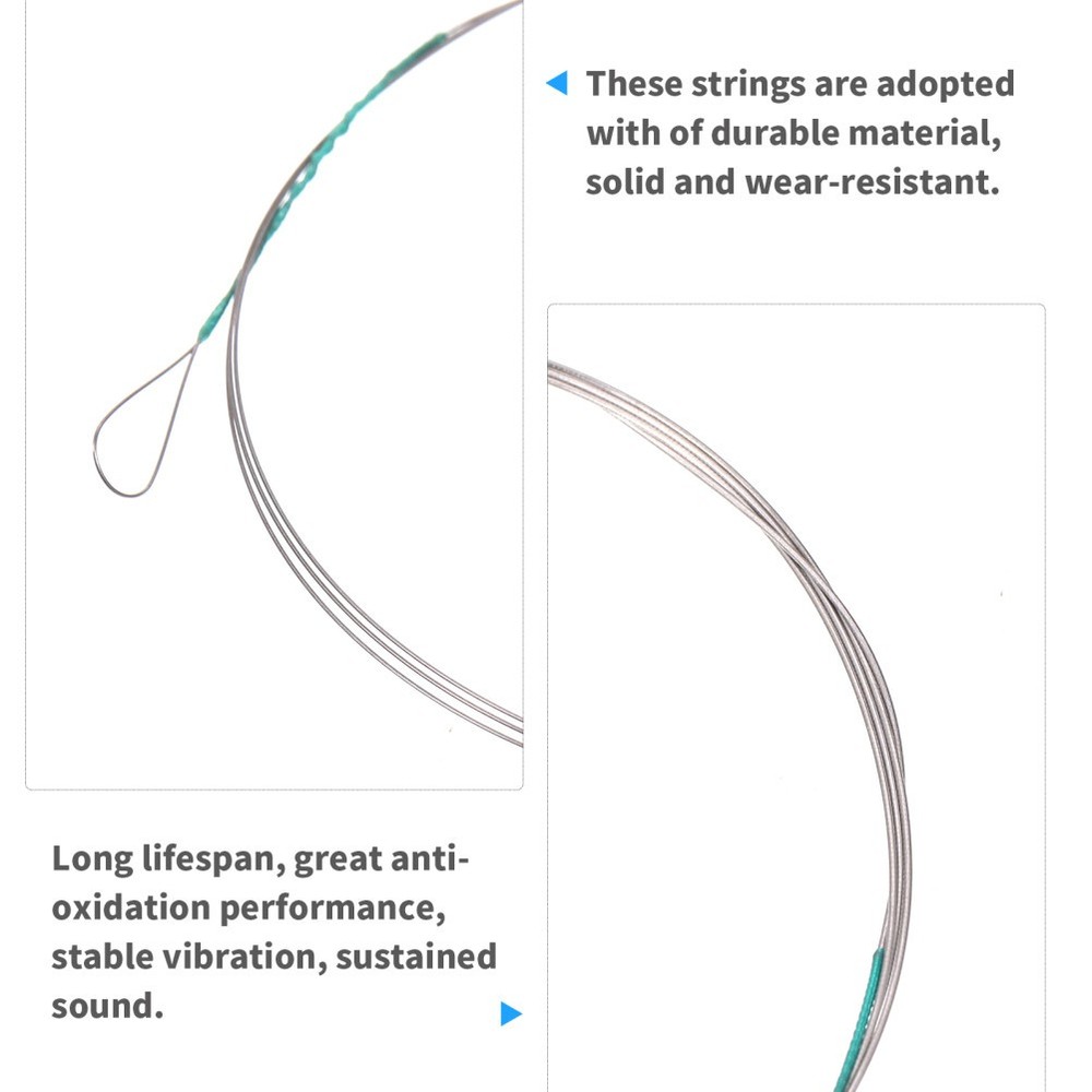 2 Pcs Practical Erhu Strings Replacement Guitar Accessories Parts