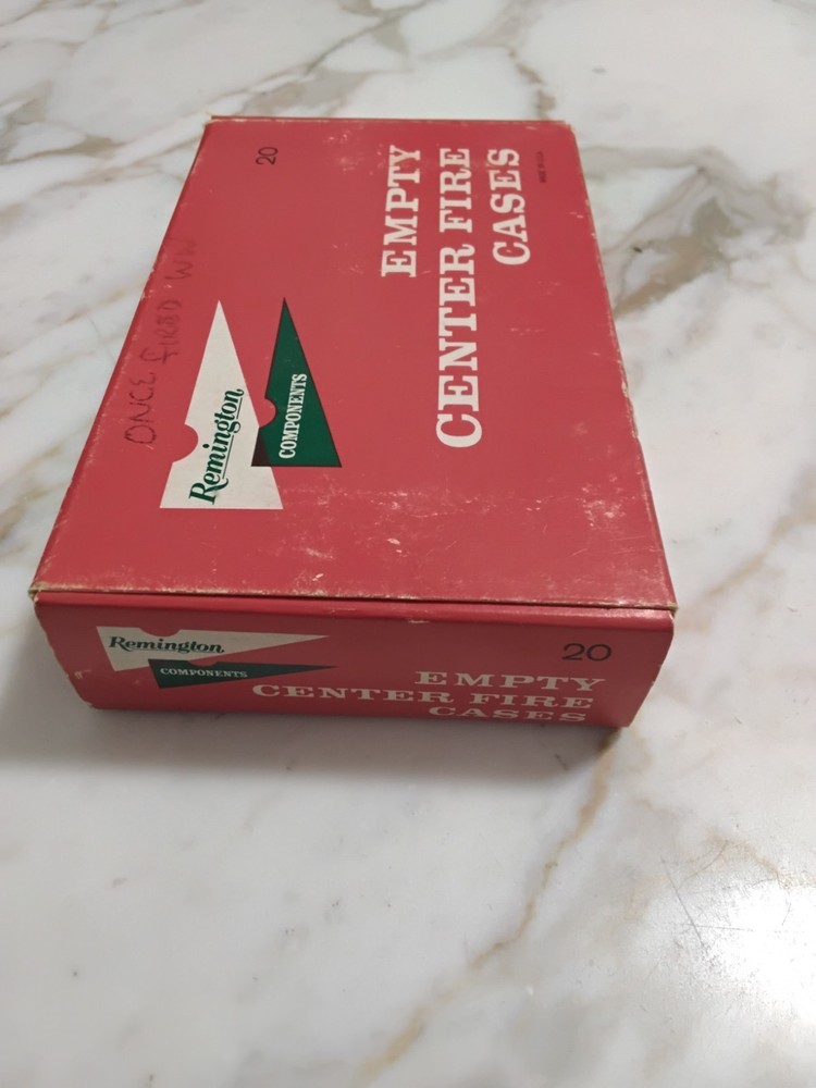 Vintage Remington 30-06 Springfield Unprimed Cases empty box