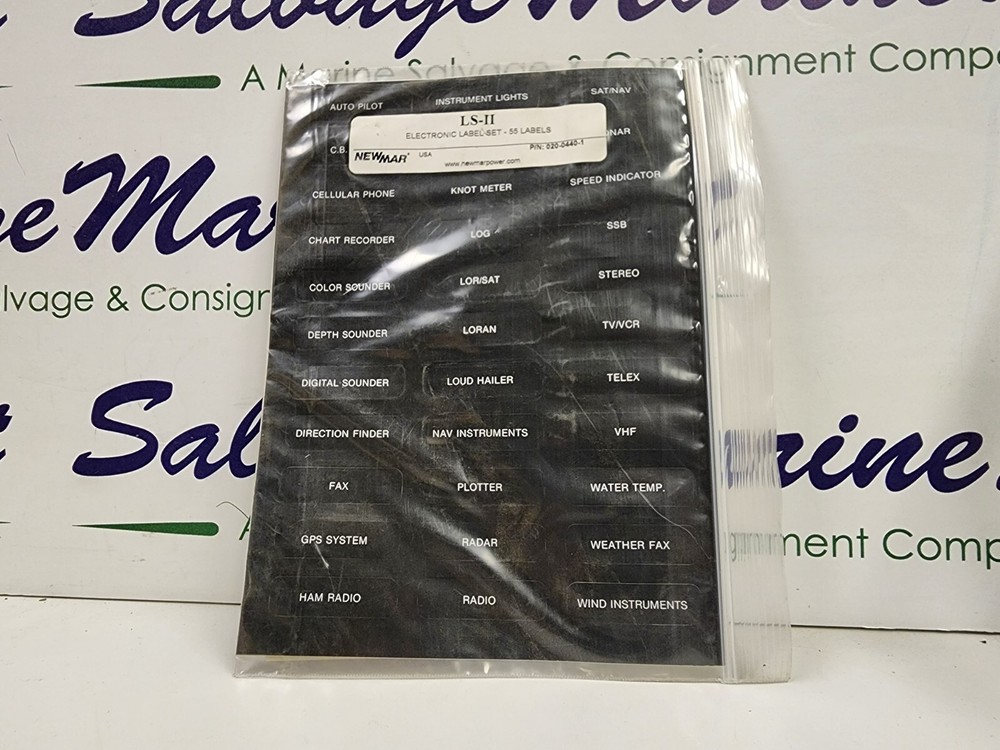 Newmar #020-0440-1 Eletronic Label Set - 55 Labels