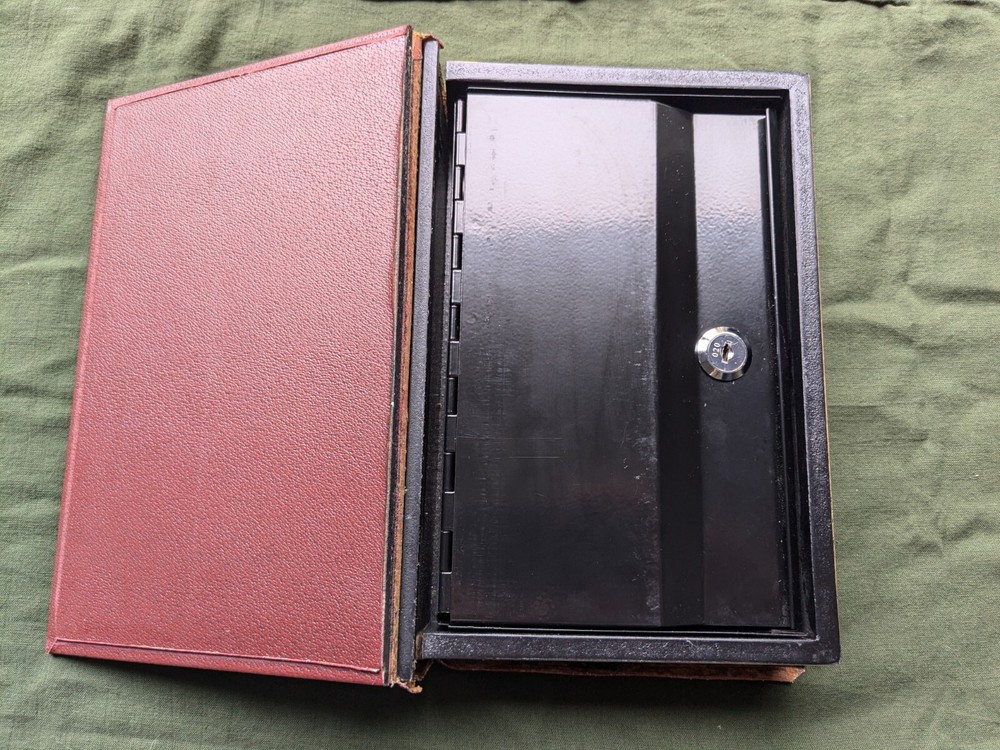 Breitling Book Safe Lock Box (Broken Lock, No Key)