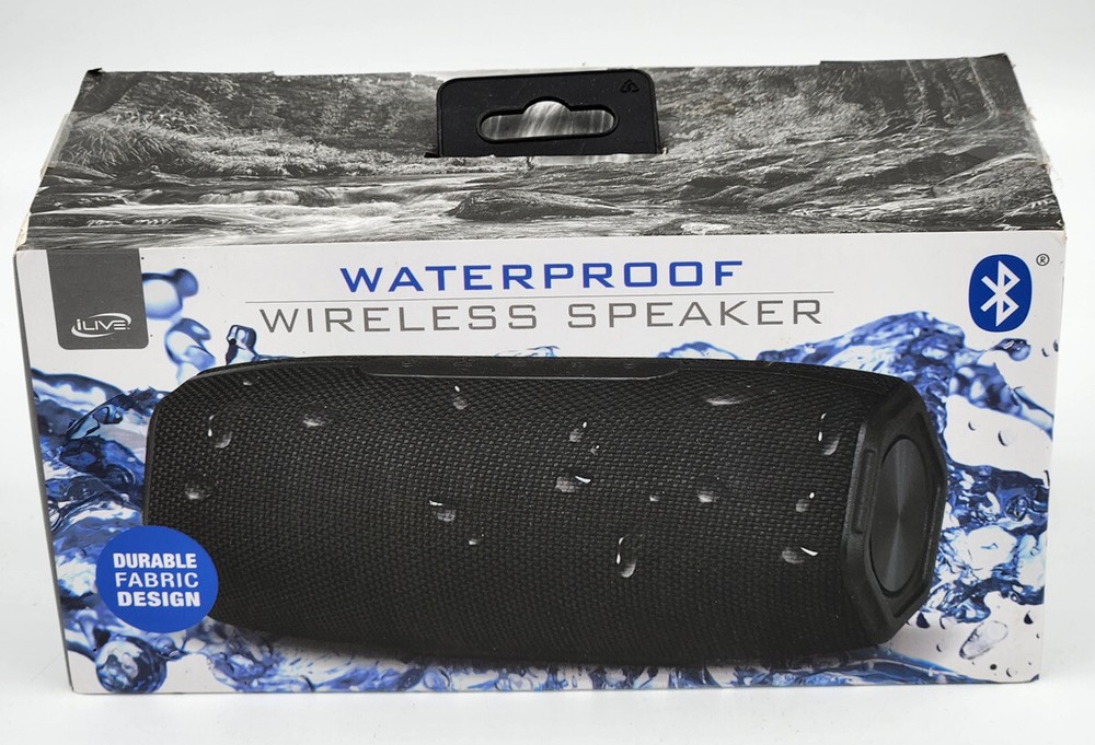 ILIVE Waterproof Wireless Bluetooth Speaker Black ISBW348