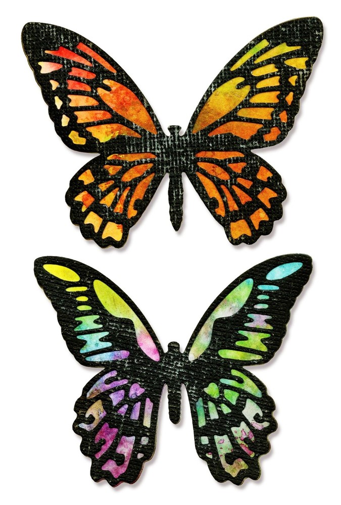 Sizzix Thinlits Detailed Butterflies set #661182 Retail $22.99 by Tim Holtz