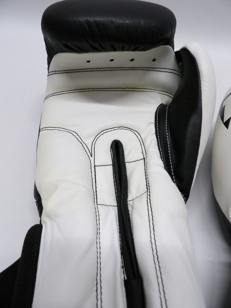Title Boxing Dynamic Strike Hook & Loop Heavy Bag Gloves - BK/WH - 12oz - NW/OTH