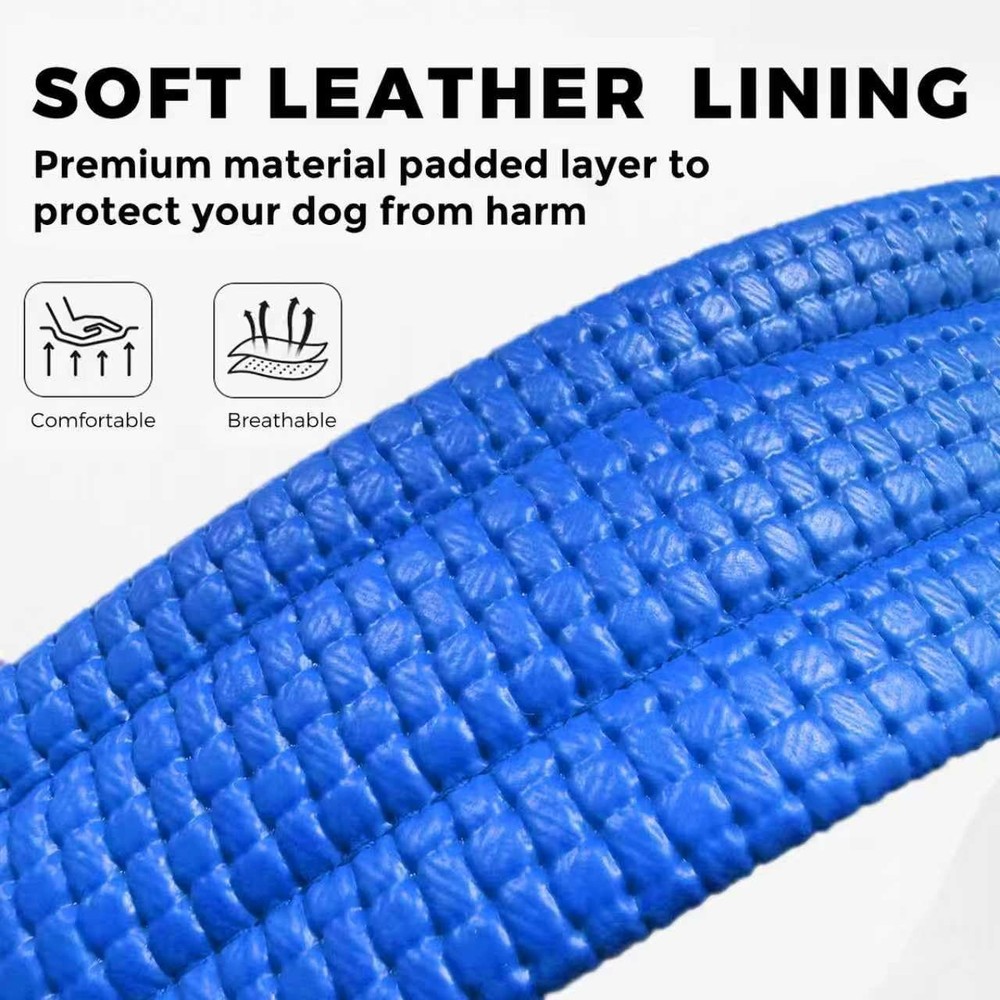 Nylon Dog Muzzle Fits Small Medium Large Prevent Biting Barking Blue L