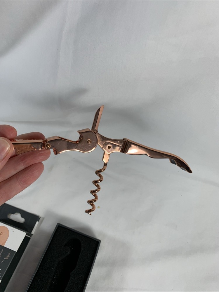 VISKI Copper Finish #4890 Corkscrew, Double Hinge Arm