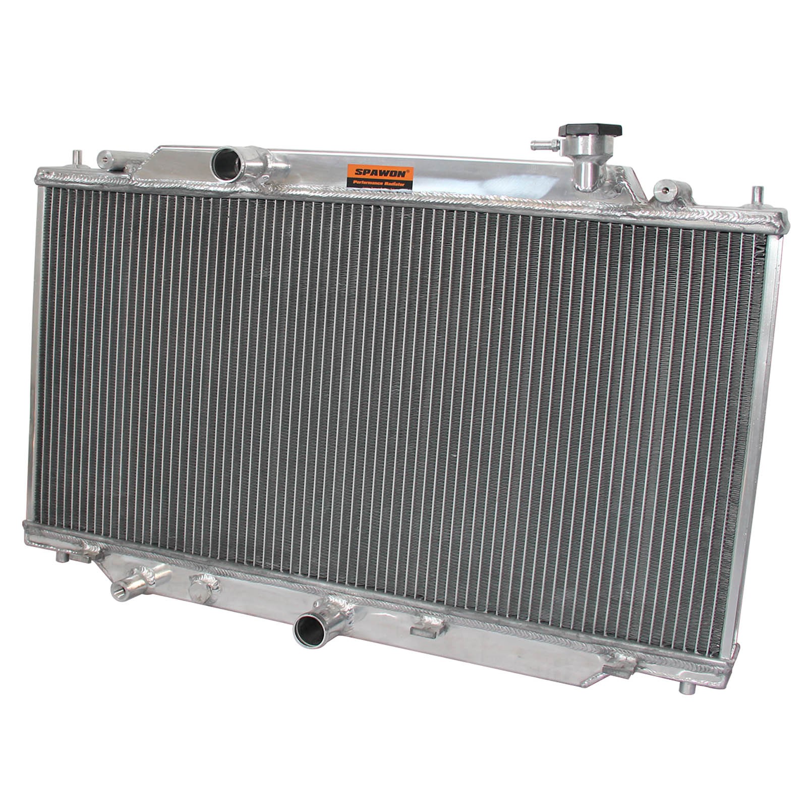 SPAWON Radiator For Mazda 3/2014 3 Sport 2.0L 2.5L L4 2014-2018 Aluminum 3Row MT