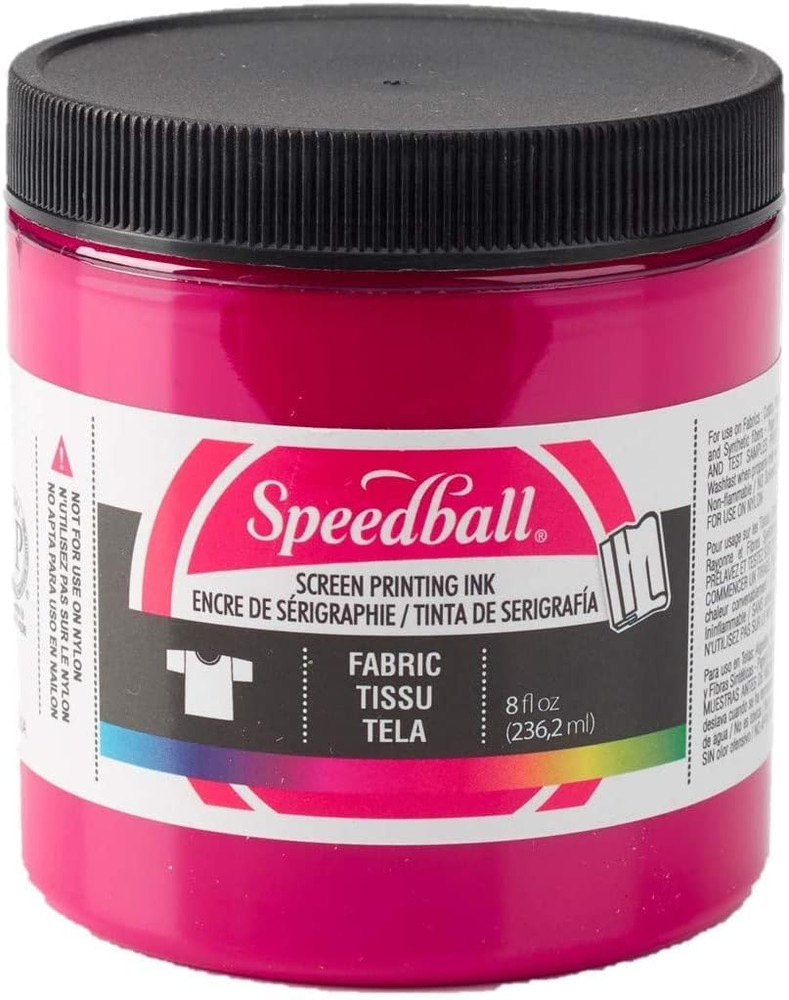 045651 Fabric Screen Printing Ink, 8 Fl. Oz., Process Magenta