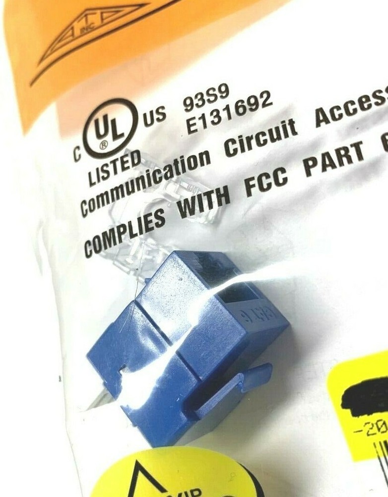 ALLEN TEL Cat 6 High Density Jack Module, Blue AT66-20