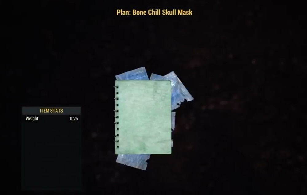 (Xbox) Bone Chill Skull Mask Plan
