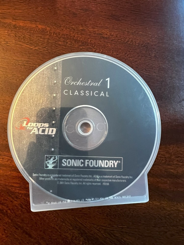 Sonic Foundry - Orchestral 1 Classical - Audio Loops CD - Used