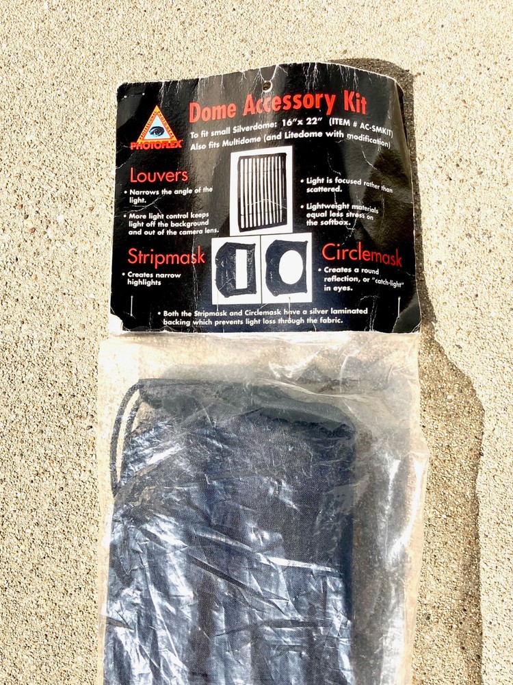 Photoflex Dome Accessory Kit - Includes: Circlemask, Stripmask, Louvers - Small