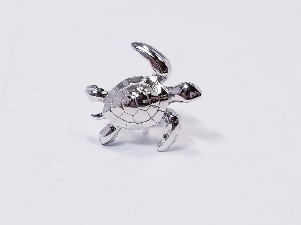 Alamea Sterling Silver Turtle Stud Earrings & Pendant