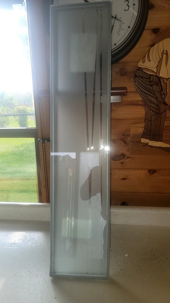 8" x 36" Entry Door Privacy Glass Insert