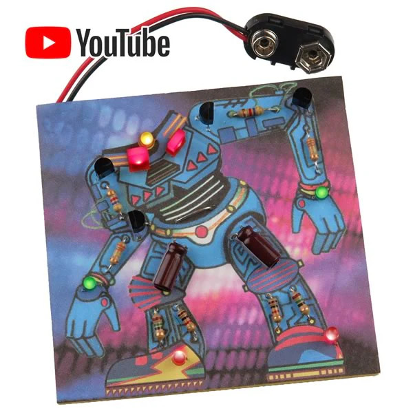 C6756 - Flashing Alien Robot Kit