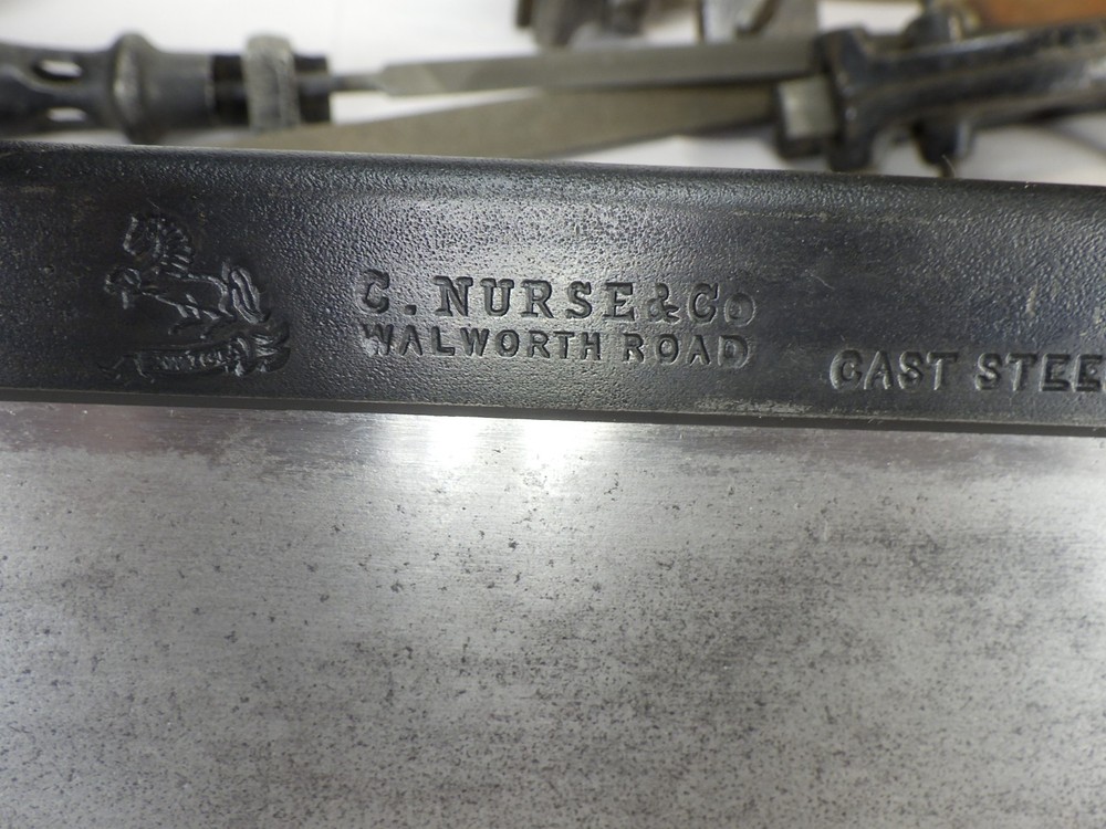 Nurse & Co. 9" back Saw, 14 ppi Cross Cut, Split Nuts, Sharpened, Inv 458